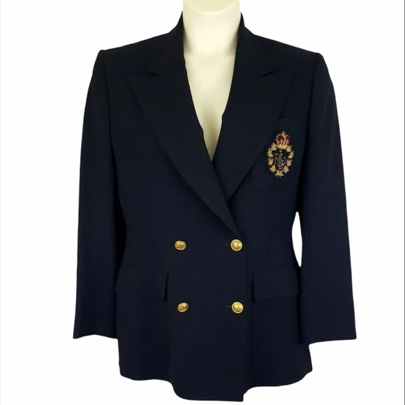 ralph lauren navy blazer